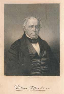 Rev. Dr. Daniel Baker [17 August 1791 - 10 December 1857]